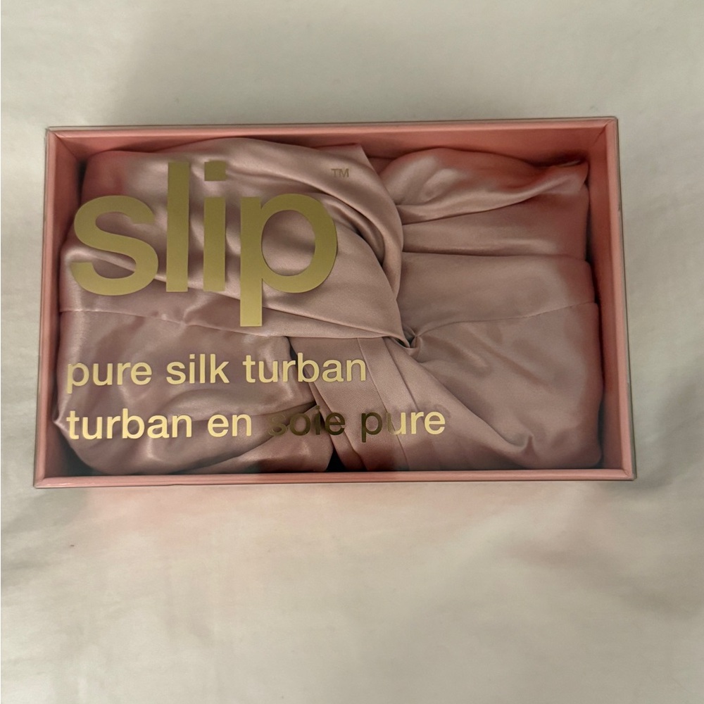 Slip Silk Turban - Soft Pink